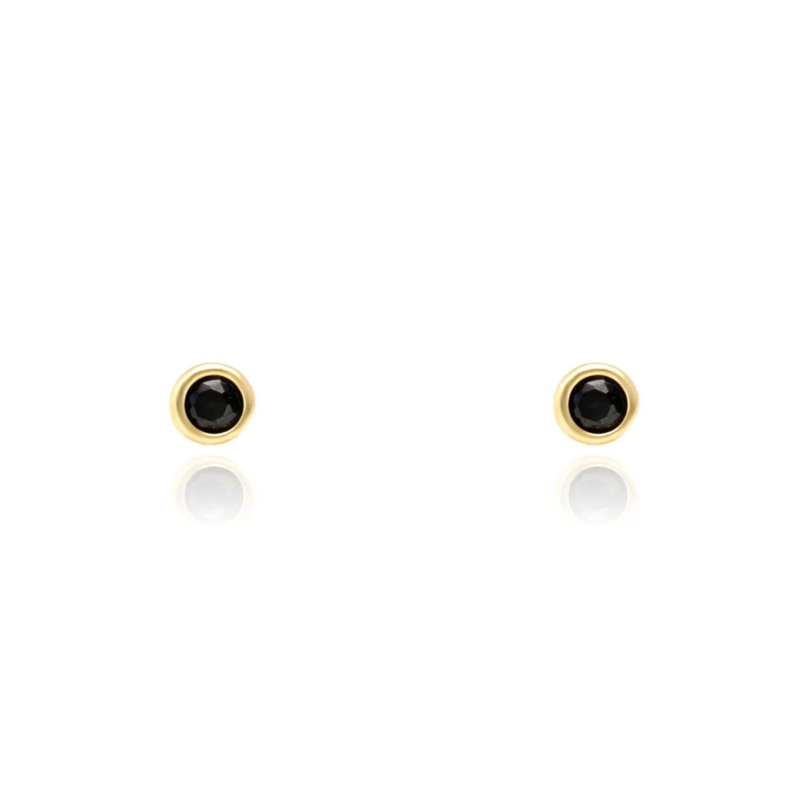 Yellow Gold Black Onyx Fringe Drops - Image 4
