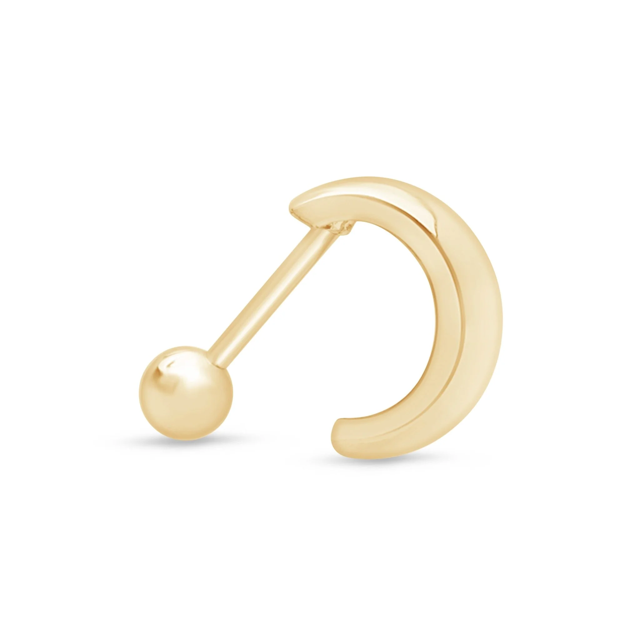 Yellow Gold Bubble Hoop Illusion Cuff