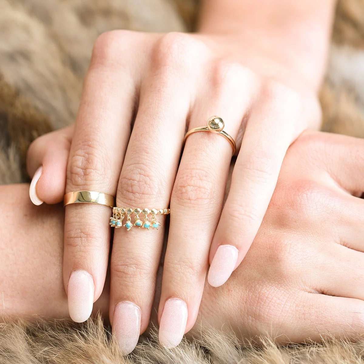 Classic Thick Gold Band in Solid 14k Yellow Gold - Image 9