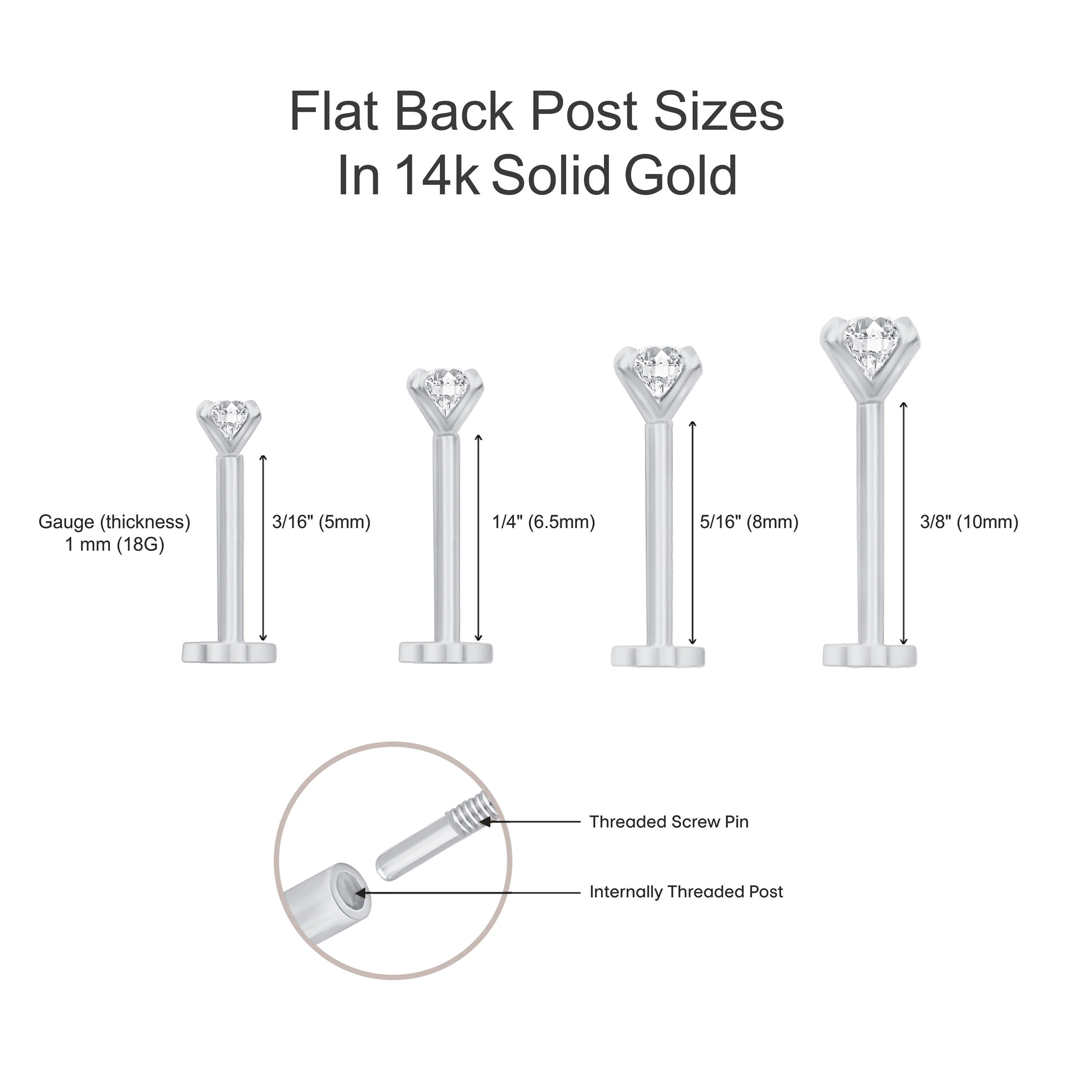 White Gold Double Diamond Drop Flat Back Earring - Image 10