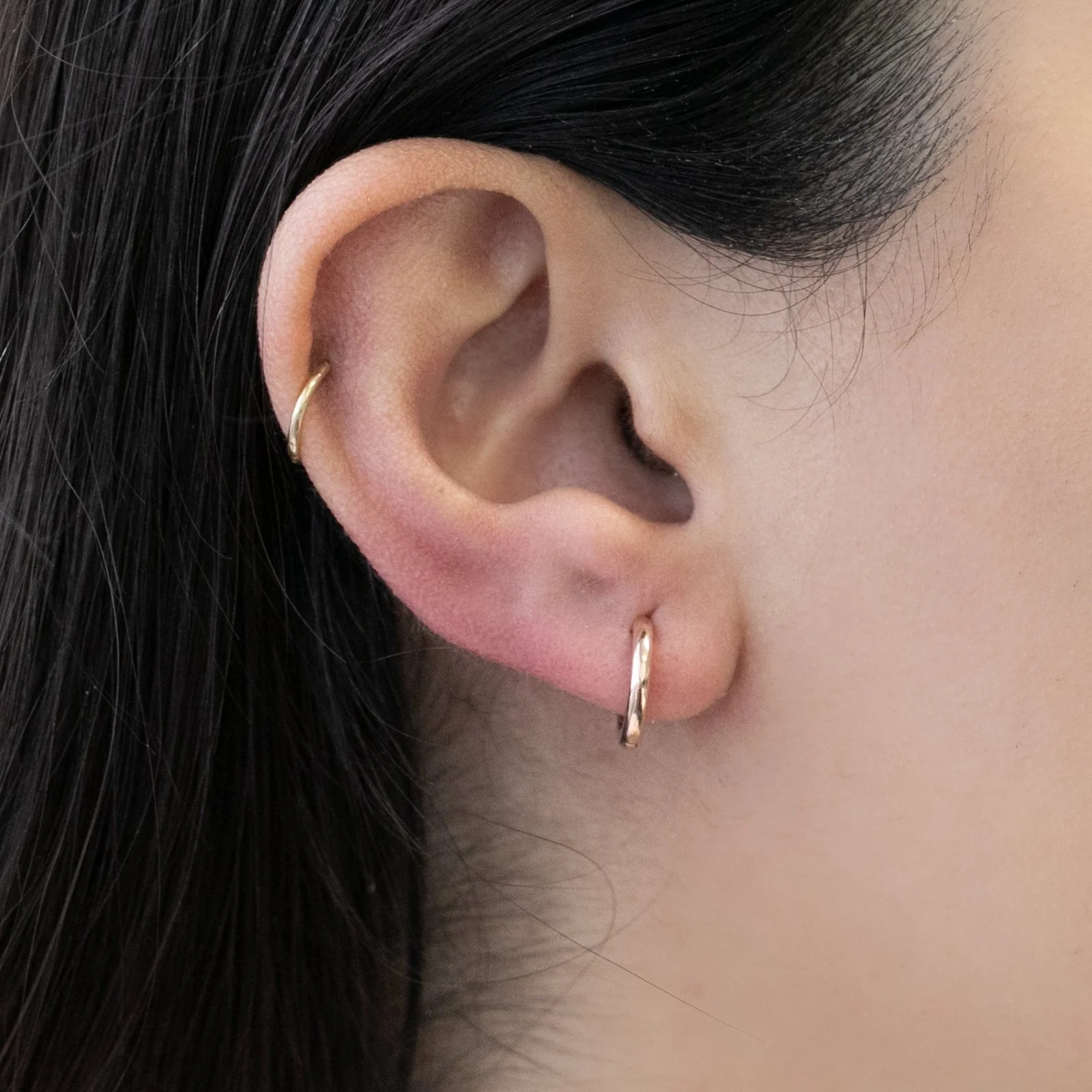 Rose Gold Infinity Cartilage Hoop - Image 4