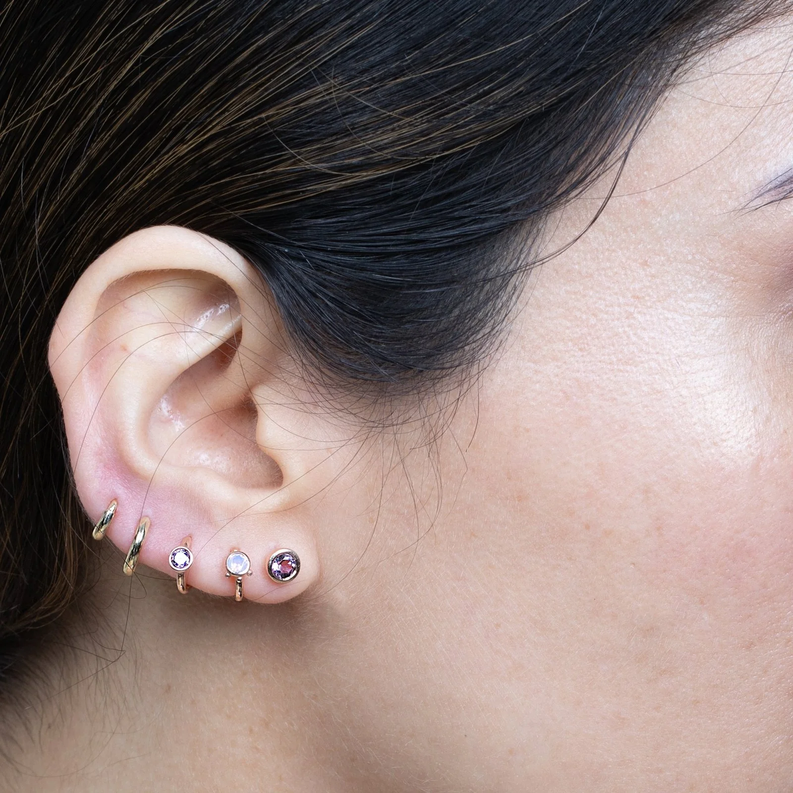 Rose Gold Infinity Cartilage Hoop - Image 5