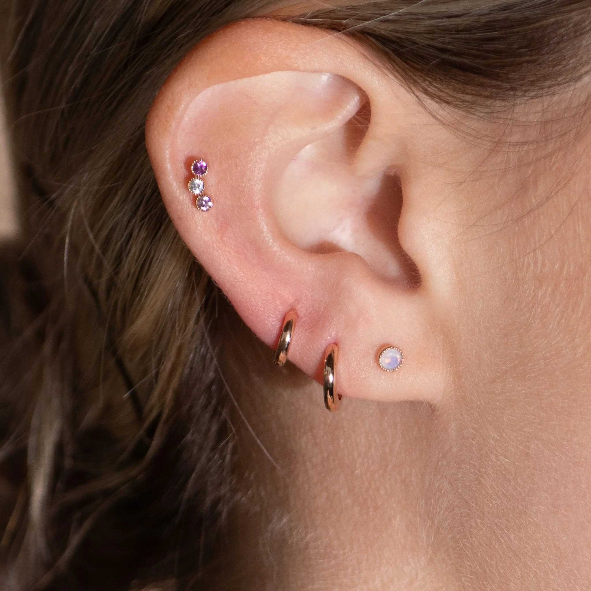 Rose Gold Infinity Cartilage Hoop - Image 6
