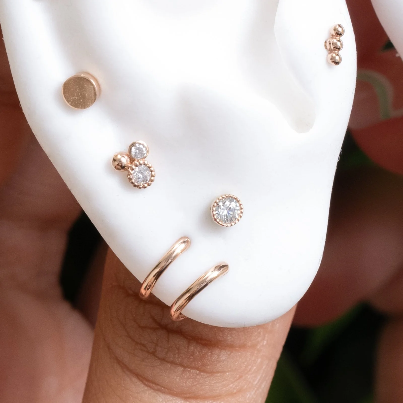 Rose Gold Infinity Cartilage Hoop - Image 9