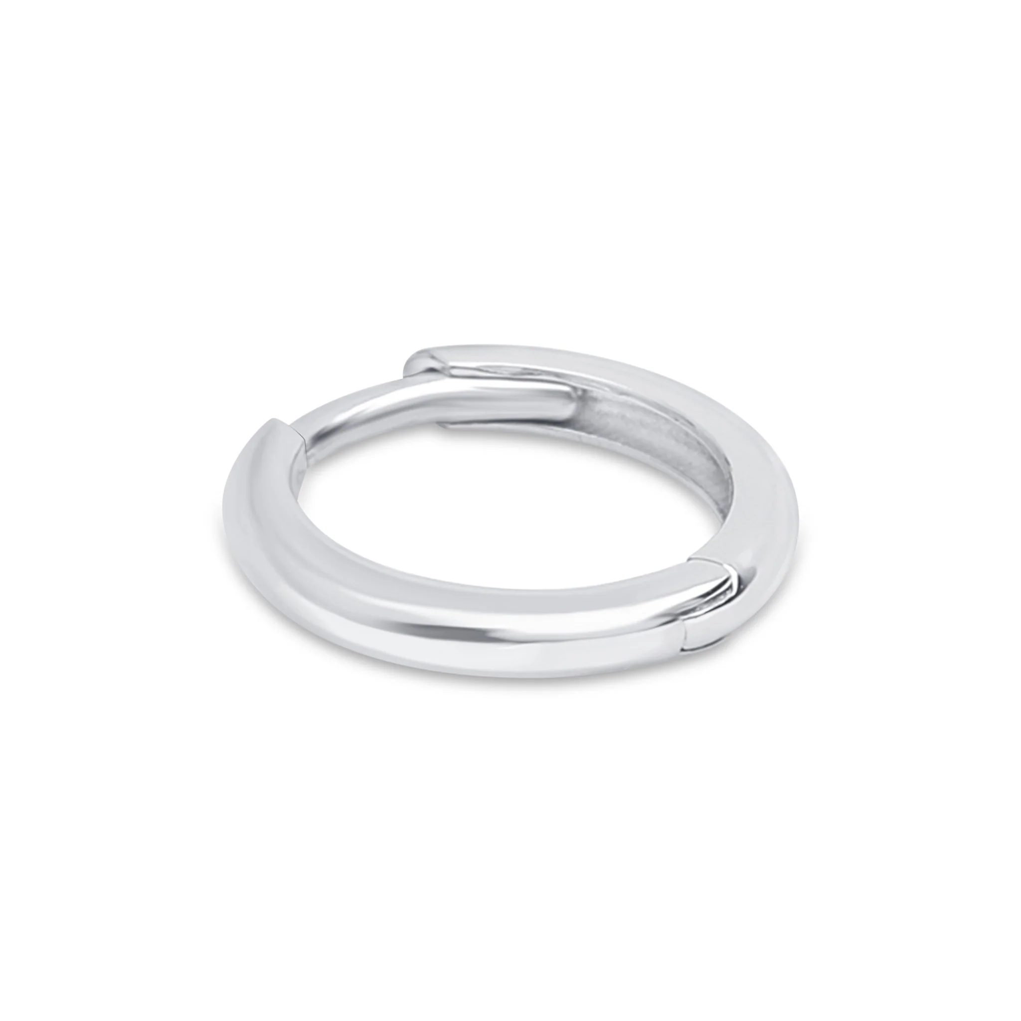 White Gold Infinity Cartilage Hoop - Image 11