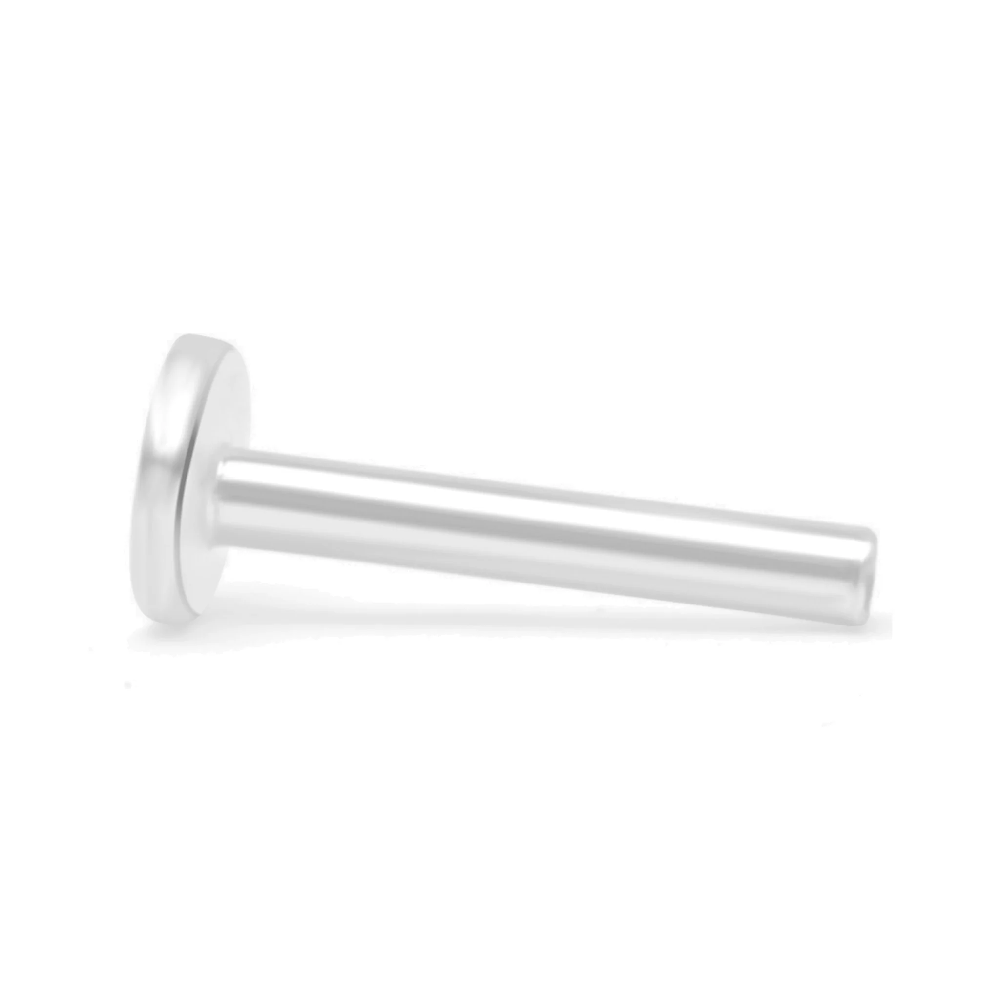 Internally Threaded Flat Back Earring Post- 14k Gold - Image 8