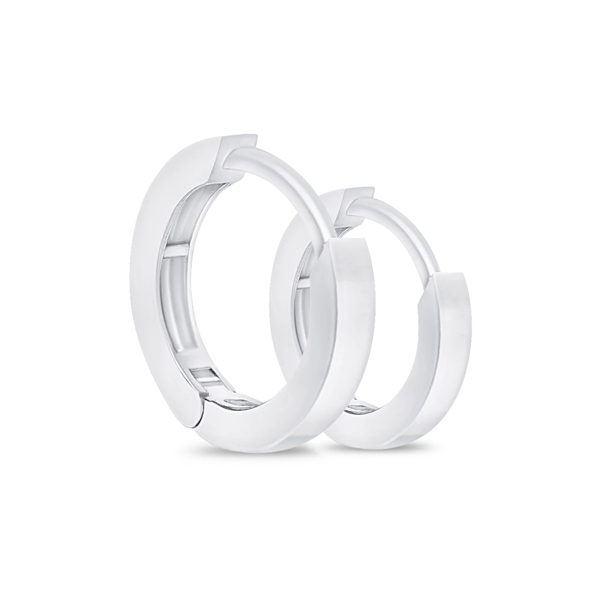White Gold Mini Cartilage Hoop - Image 8