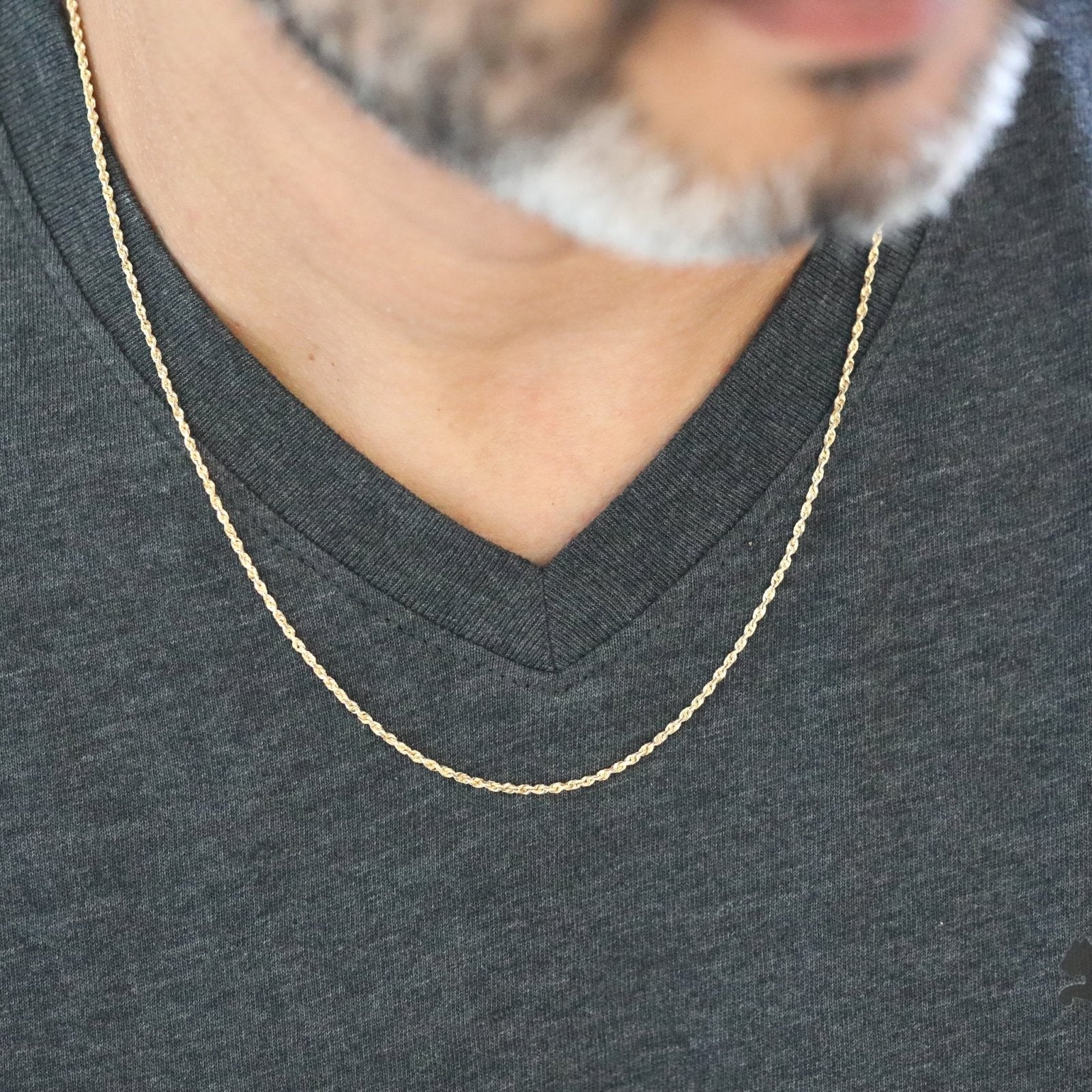 Gold Rope Necklace Chain - Image 6