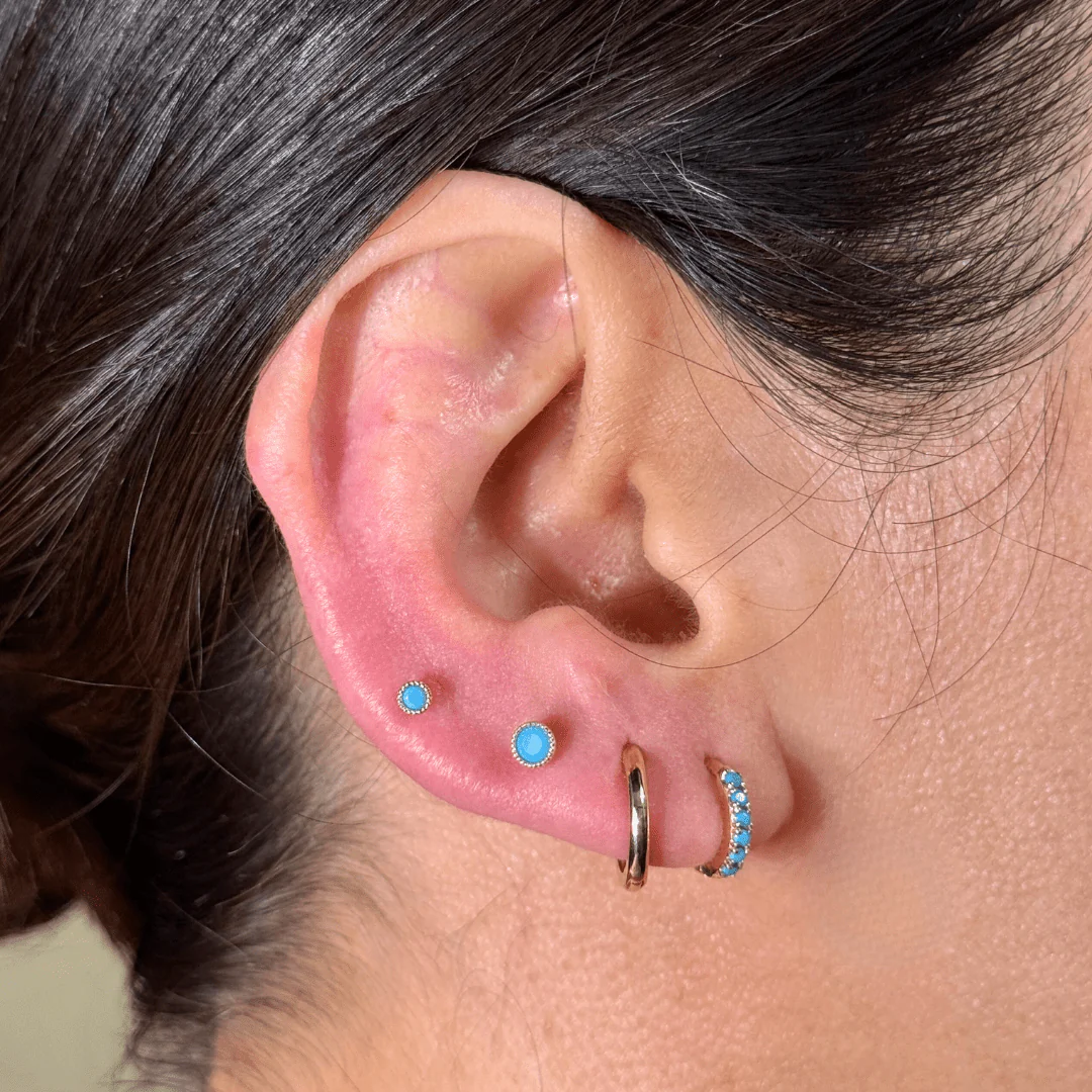Yellow Gold Infinity Cartilage Hoop - Image 12